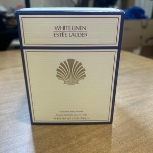 Estee Lauder White Linen Perfumed Body Powder 3.5 Oz Talc Free New Boxed USA